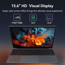Load image into Gallery viewer, Ultra-Thin 15.6'' Laptop with Fast Performance, 12GB RAM &amp; 512GB Storage - Gray