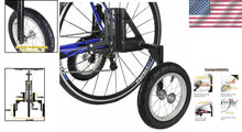 Load image into Gallery viewer, Quality Heavy-Duty Training Wheels for Adults - Fit 24" to 29" Bicycle Sizes