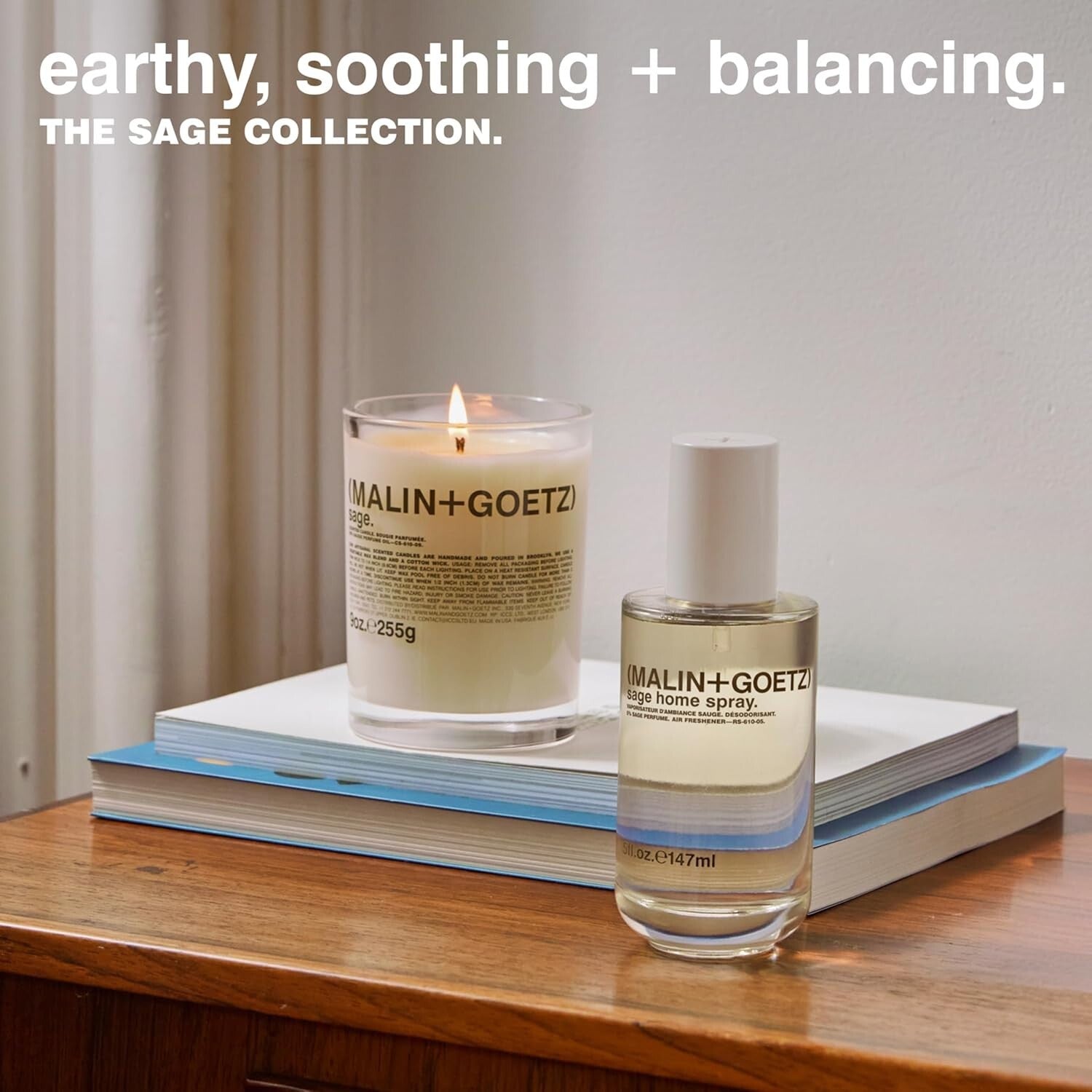 Eucalyptus Scented Candle - 60 Hours Long-Lasting Luxury Wax Blend, 9oz