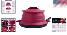 Load image into Gallery viewer, Adjustable Silicone Splatter Dome for Pots – Keeps Stovetop Clean &amp; Grease-Free