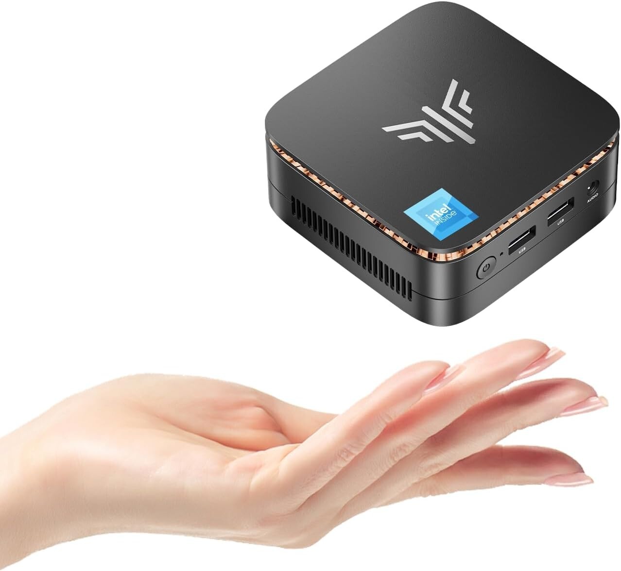 Ultra-Portable Mini PC with 12th Gen CPU, Ideal for Home, Office & Multimedia