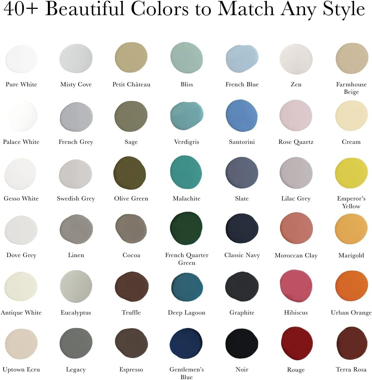 Easy Application Army Green Chalk Finish Paint – 32 oz for Furniture & Cabinets