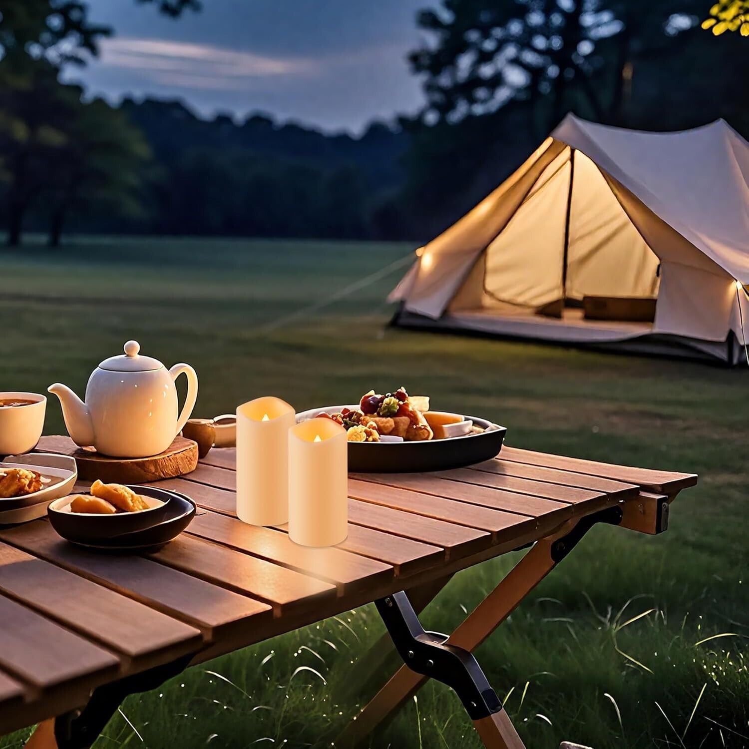 Elegant 120-Pack Flameless Candles - Remote Control & Timer for Safe Ambiance