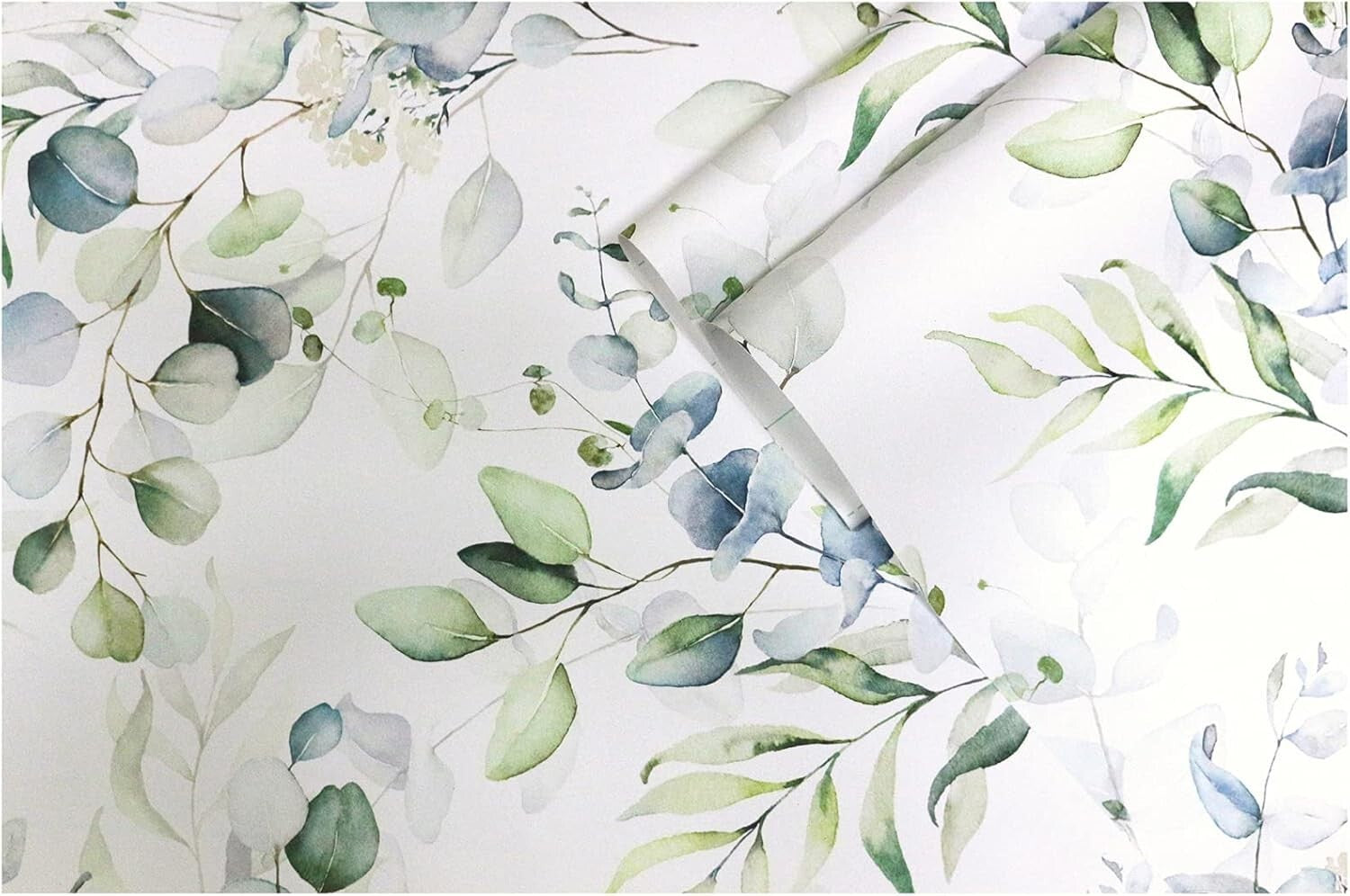 Transform Your Space with Eucalyptus Floral Peel and Stick Wallpaper 48.5 sq ft