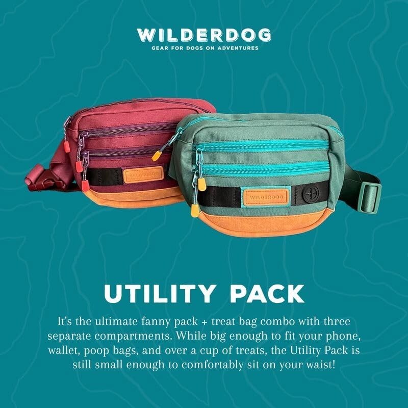 Adjustable Fanny Pack for Treats and Accessories – Lightweight Pet Bag in Black