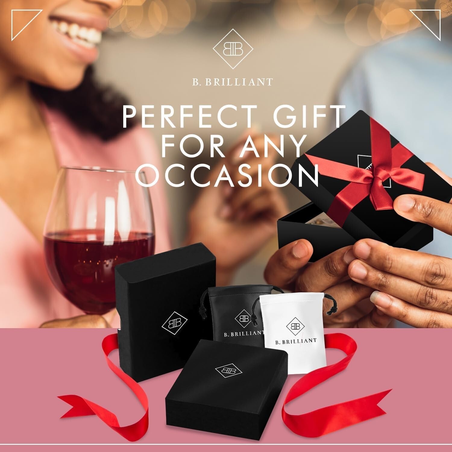 Sterling Silver Drop Earrings with Colorful Cushion-Cut Gemstones & Halo Accents