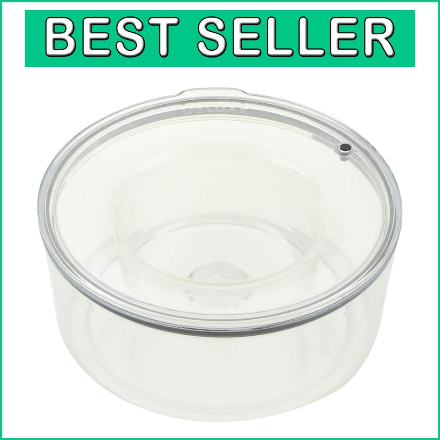 Dishwasher Safe Spill-Proof Water Bowl for Small Dogs and Cats - 1 Gal Tritan