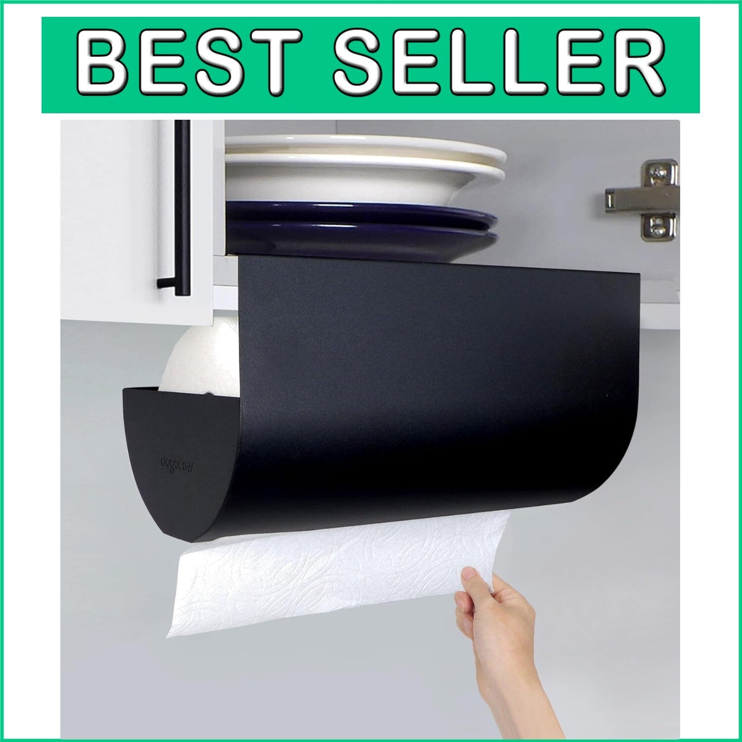 Minimalistic Paper Towel Holder - Under Cabinet Mount, Ideal for Small Spaces