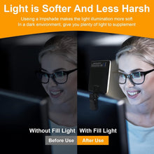 Load image into Gallery viewer, Portable 10-Level Brightness Adjustable Clip-On Selfie Light - USB Rechargeable