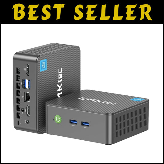 High-Performance Mini Desktop | 16GB RAM, 1TB NVMe SSD, Intel N150 4K Ready