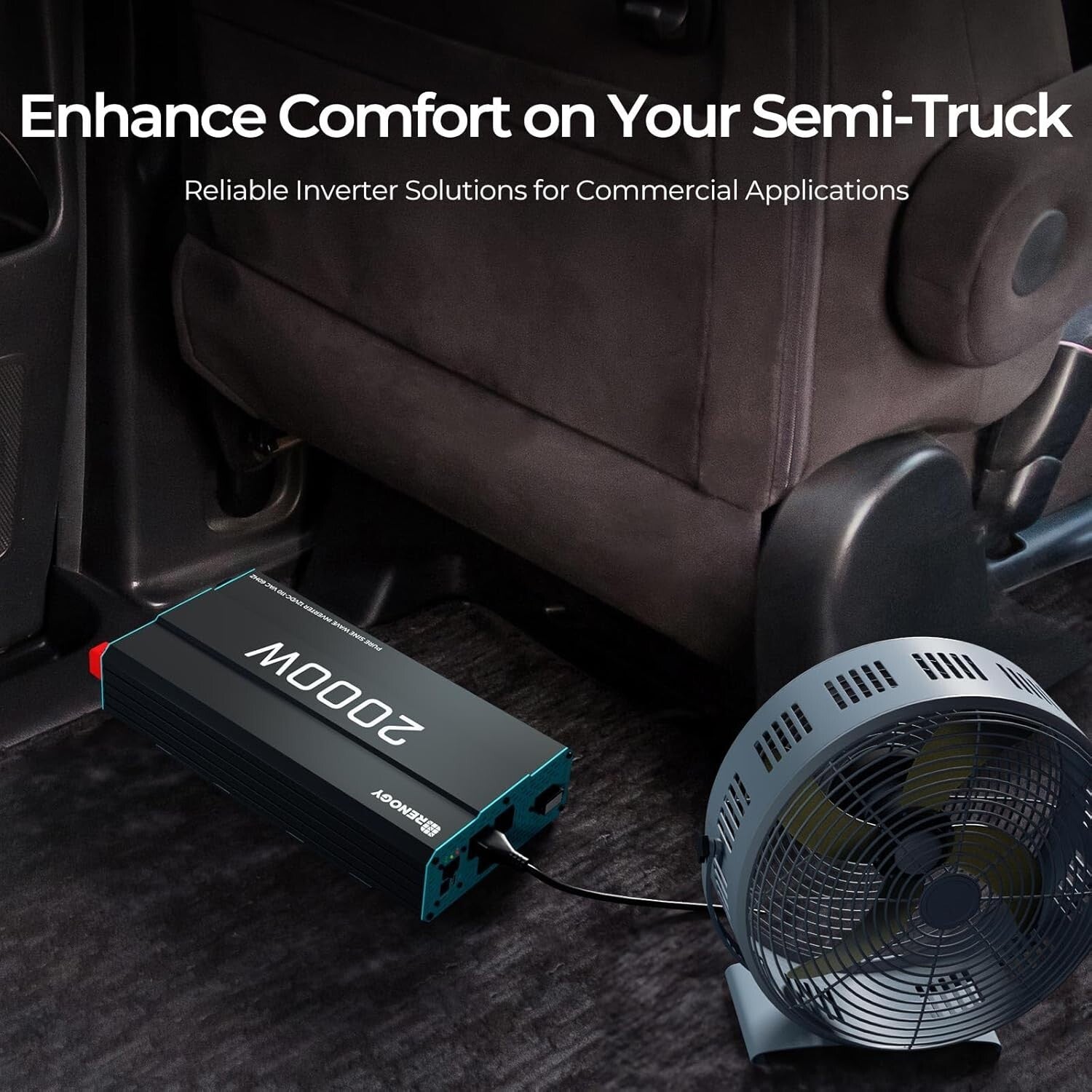 Powerful 2000W DC to AC Converter for Off-Grid Solar – USB & Remote Control