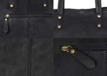 Load image into Gallery viewer, Genuine Vintage Leather Tote - 14.5" Stylish Bag for Women | Ava Collection