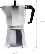 Load image into Gallery viewer, Classic Stovetop Espresso Maker - 12-Cup Moka Pot for Authentic Italian Coffee