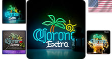 Load image into Gallery viewer, Modern LED Neon Palm Tree Beer Sign - Adjustable Brightness for Bars and Gifts