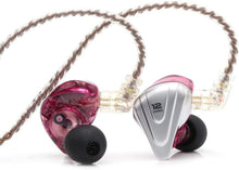 Load image into Gallery viewer, Premium Purple In-Ear 5BA+1DD Hybrid Earphones with Noise Isolation and Comfort