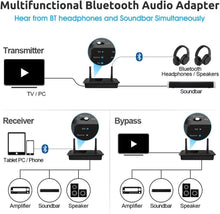 Load image into Gallery viewer, Compact Bluetooth 5.3 Adapter with aptX Low Latency - Stream Music Effortlessly