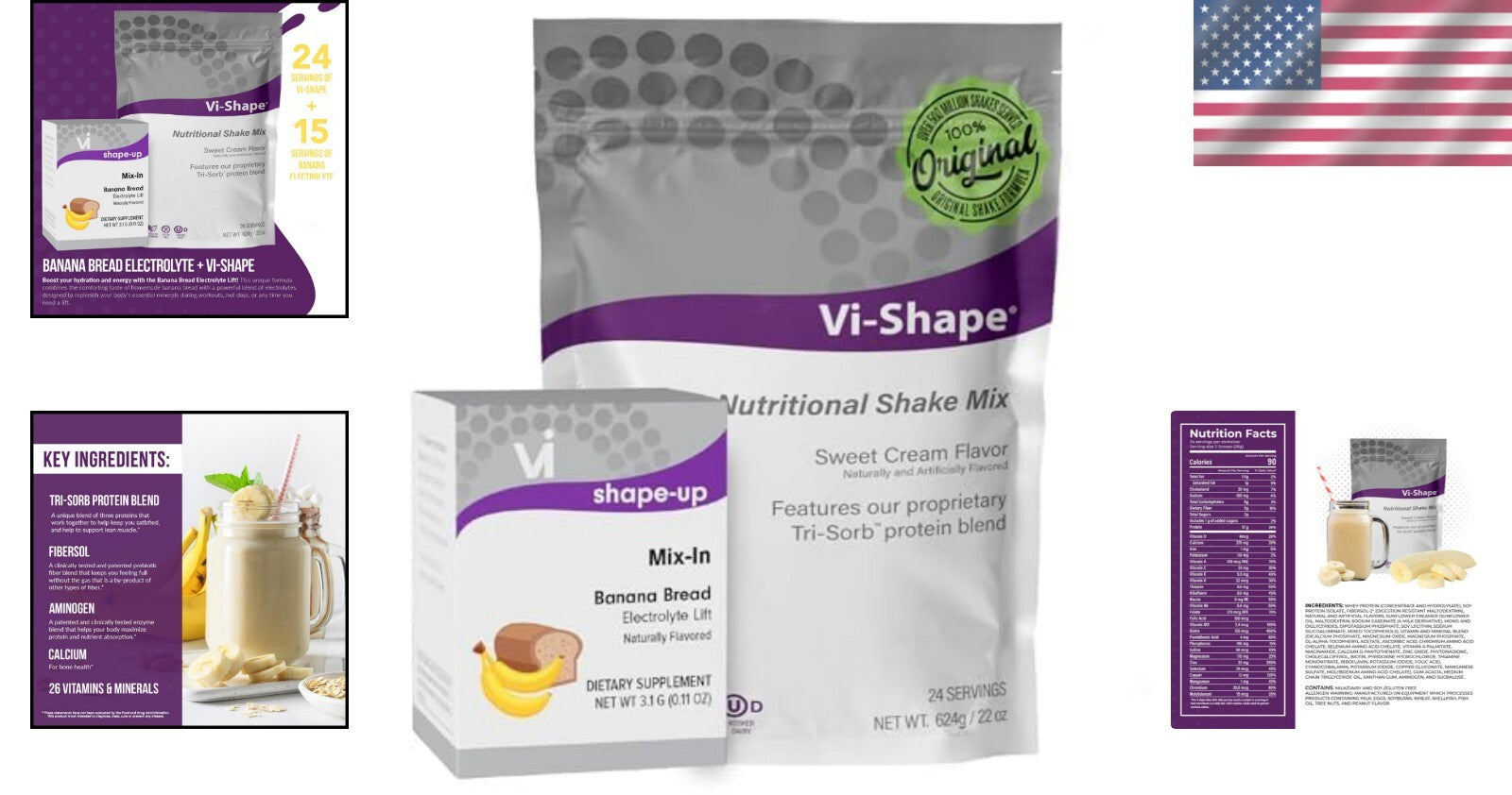 Delicious Banana Bread Electrolyte Shake & Meal Replacement - 24+15 Servings