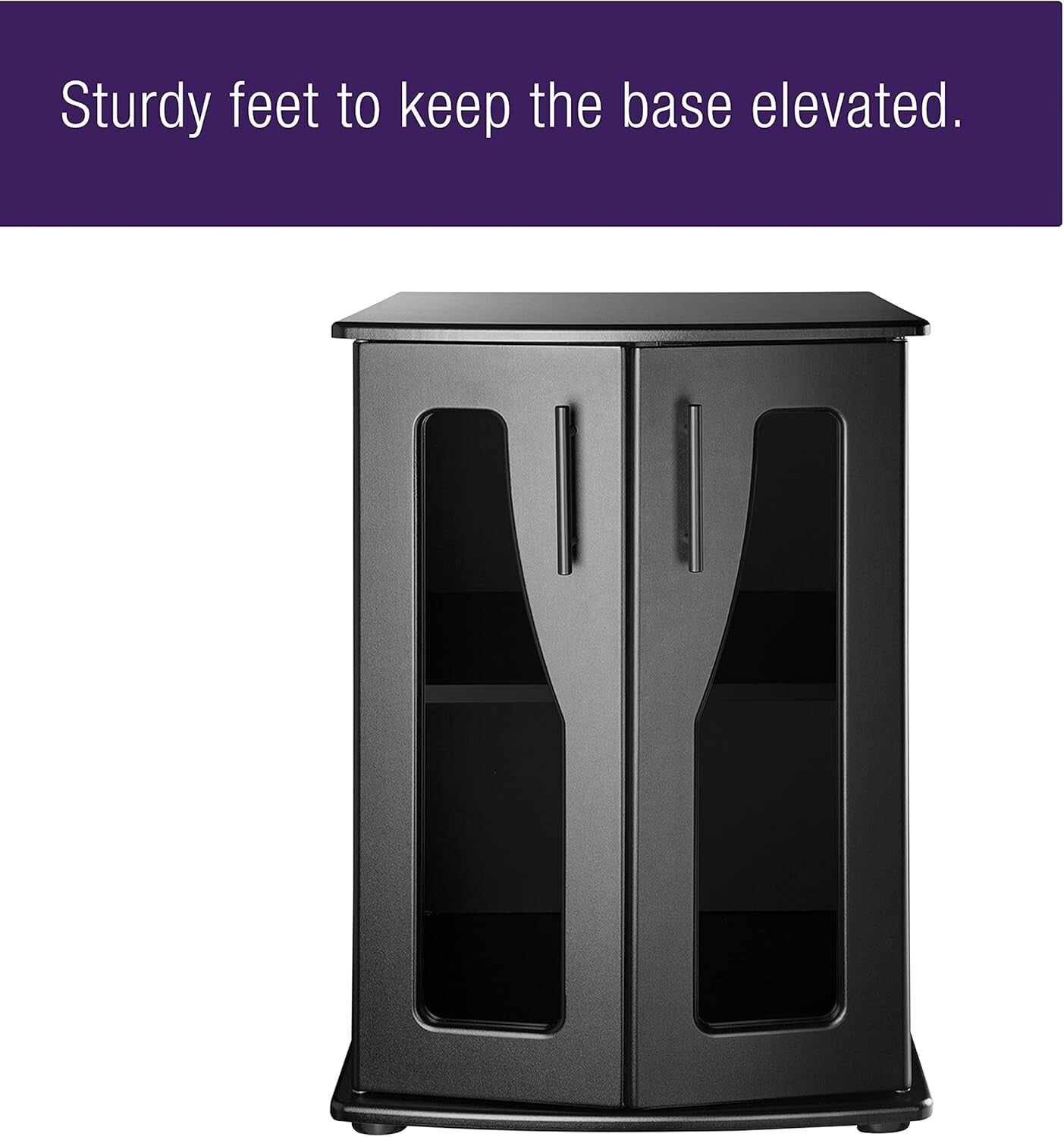 Durable 32 Gallon BioCube Aquarium Stand with Storage Shelf & Cord Management