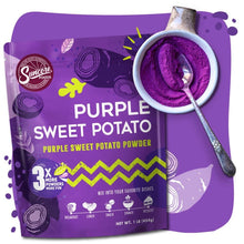Load image into Gallery viewer, Natural Purple Sweet Potato Powder, Non-GMO Food Coloring - 16oz Resealable Pack