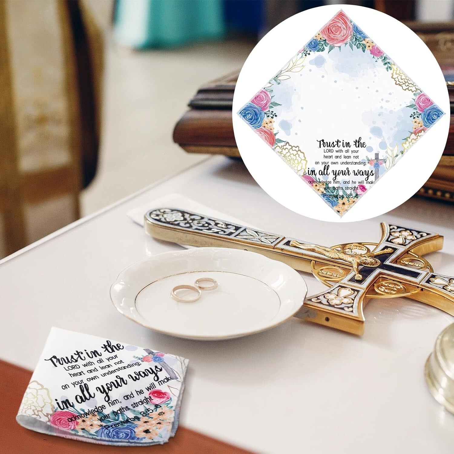 Elegant Bible Verse Handkerchiefs - 80 Inspirational Hankies for All Occasions