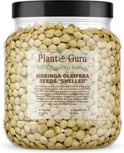 Load image into Gallery viewer, Clean Moringa Seeds - 2 lbs. Wide Mouth Jar - Boosts Energy &amp; Supports Wellness