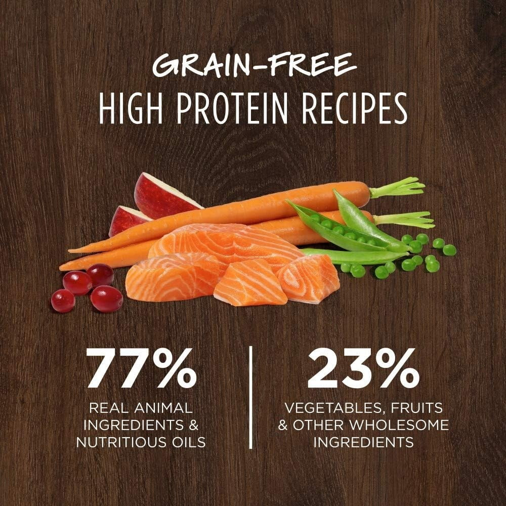 10 lb Dry Cat Food with Salmon and Probiotics – Grain-Free Formula for Cats
