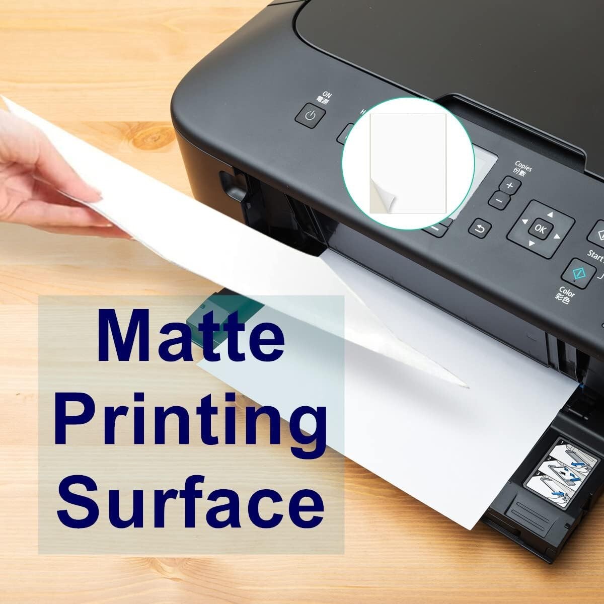 Matte Finish 8.5" x 11" Shipping Labels - 500 Sheets for Laser & Inkjet Printing