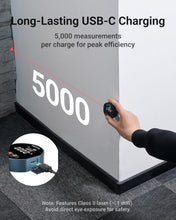 Load image into Gallery viewer, 98-ft Laser Tape Measure with 328-ft Rolling Tape - Lightweight, Magnetic Design