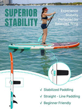 Load image into Gallery viewer, Versatile 10’6’’ Inflatable Paddle Board with Full Accessories Set - Mint