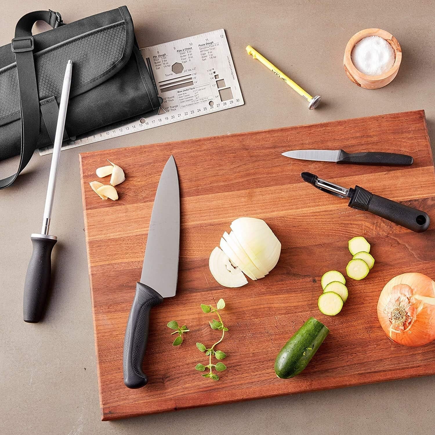 Complete 9-Piece Culinary Kit in Portable Case - Your Gourmet Kitchen Essentials
