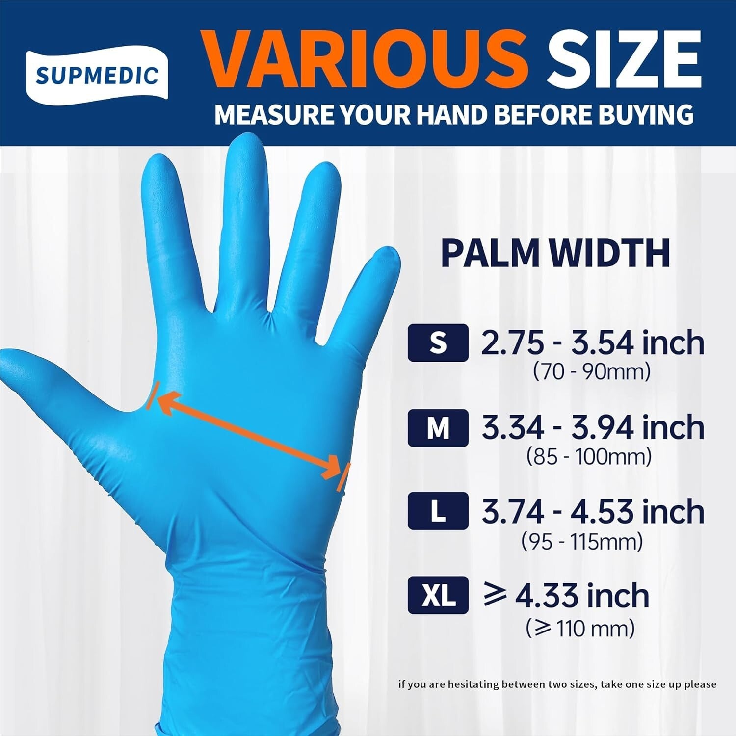 1000 Pack of Blue Nitrile Disposable Gloves - Tactile Sensitivity and Protection
