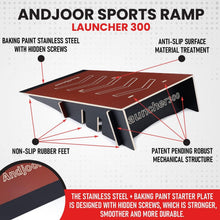 Load image into Gallery viewer, Durable Skateboard &amp; Bike Ramp - Versatile Jump Structure for Kids &amp; Scooters