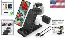 Load image into Gallery viewer, 3-in-1 Wireless Charger Stand for Google Pixel Watch 3/2 &amp; Phones - Fast Charge