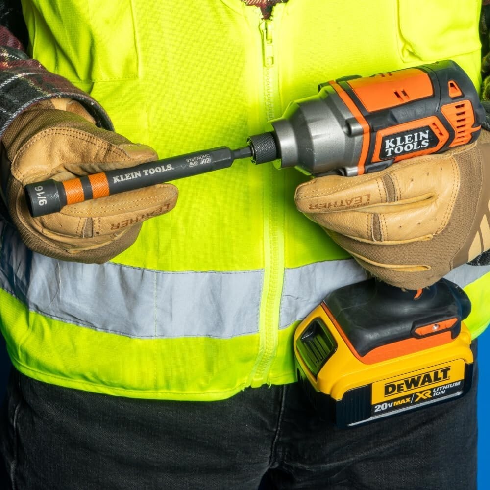 Impact Rated 7-Piece Nut Driver Set with Ratcheting Handle & Easy Identification