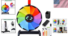 Load image into Gallery viewer, Heavy Duty 12" Spinning Prize Wheel - Wall Mounted &amp; Tabletop For Fun Events