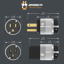 Load image into Gallery viewer, Heavy-Duty Lighted Plug and Connector Set - 15 Amp, 125 Volt Power Solution