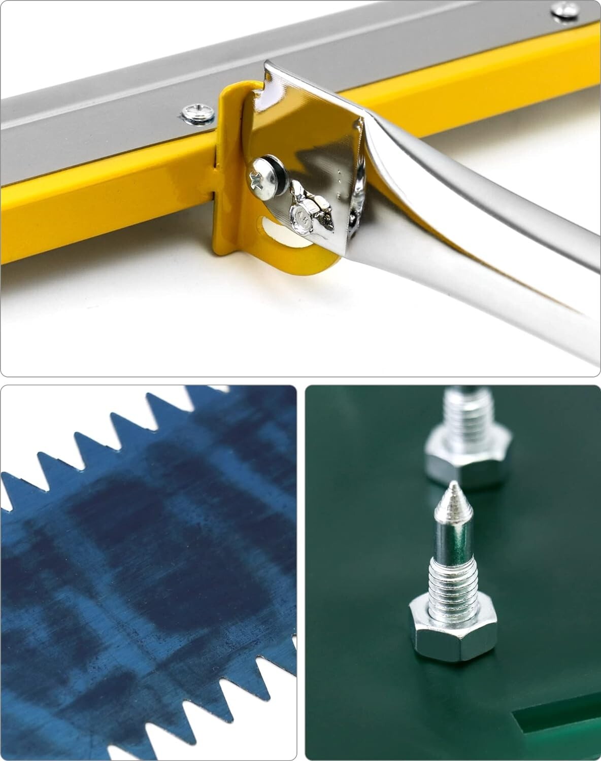 High-Strength Self-Leveling Tool Set: Spikes, Rollers, and Scraper Included