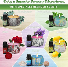 Load image into Gallery viewer, All-Season DIY Candle Making Gift Kit with Melting Pot &amp; Fragrance Essentials