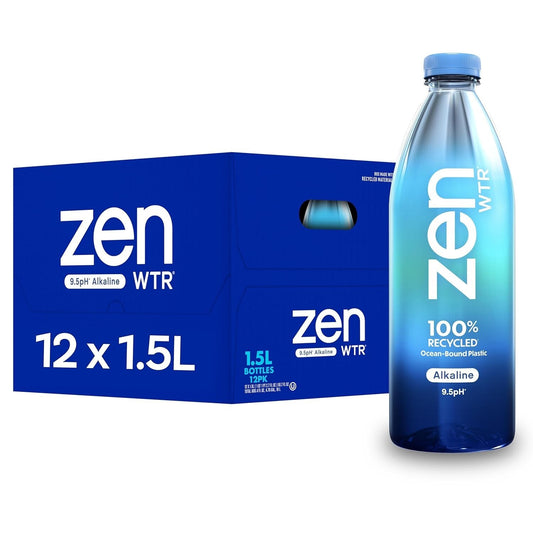 Delicious 50.7 fl oz Alkaline Water 9.5 pH - Purity Meets Eco-Consciousness