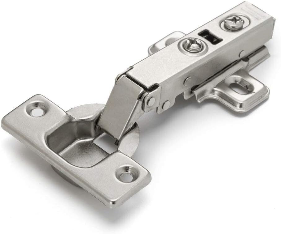 40PCS 110° Soft Close Hinge Set - Two-Hole Mounting for Frameless Cabinets