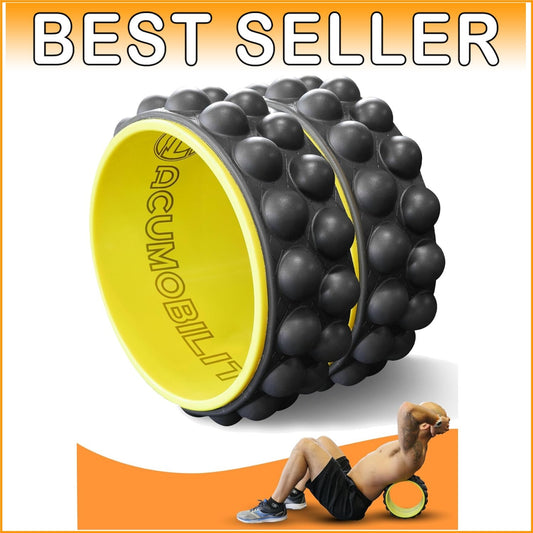 Durable 11" Back Cracker Wheel - Ideal for Pain Relief & Total Body Stretching