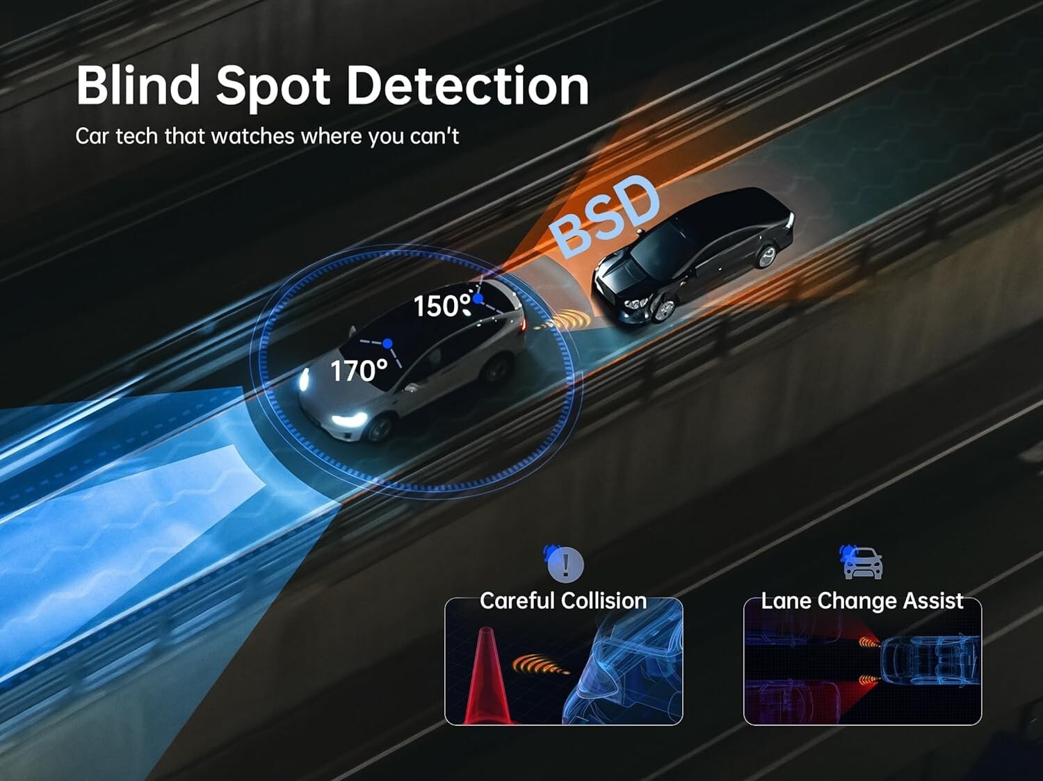 Advanced 10'' Rear View Mirror Camera with Night Vision & Voice Control Features