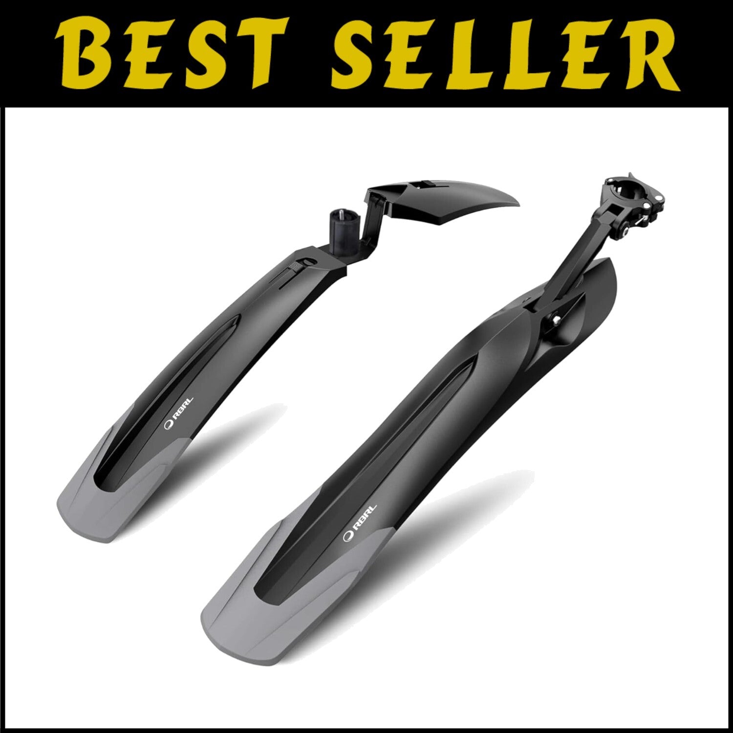 Stylish Bicycle Mudguard with TPE Rubber - All-Weather Protection 24-29 Inch
