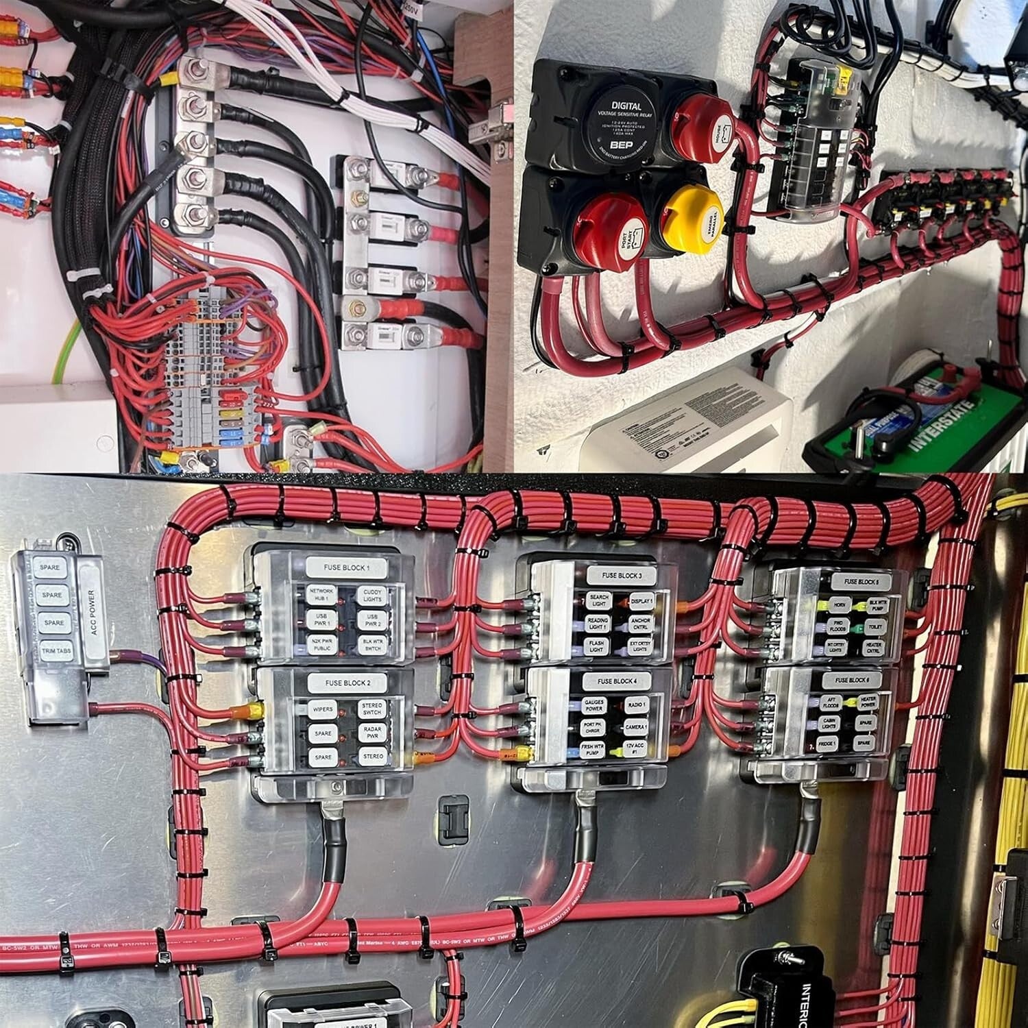 Heavy-Duty 2 AWG Marine Wire - 25FT Red & 25FT Black for Extreme Environments