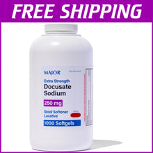 Load image into Gallery viewer, Comprehensive Gentle Relief with 1000 Softgels of Docusate Sodium 250 mg