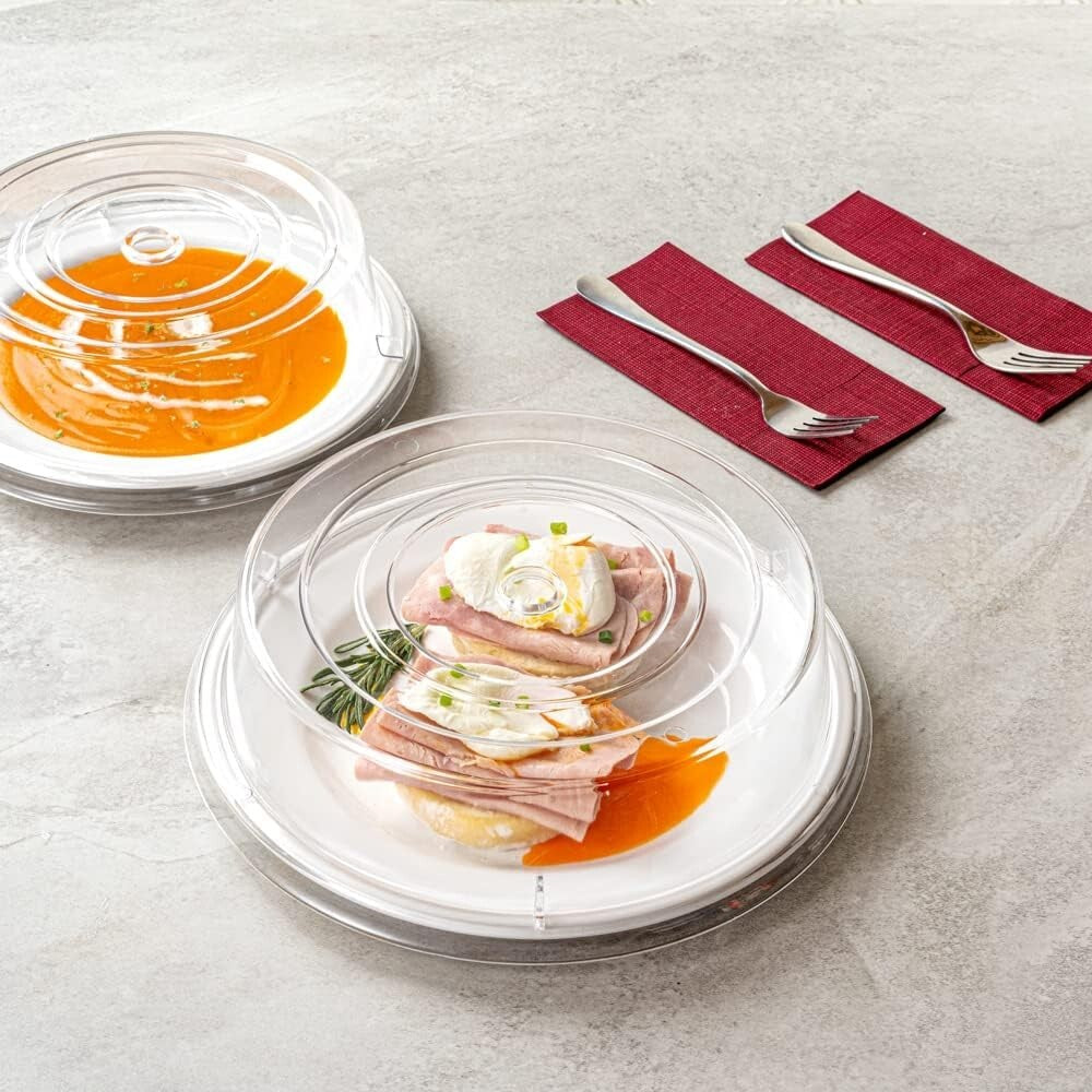 10 Shatterproof Polycarbonate Plate Covers - 11