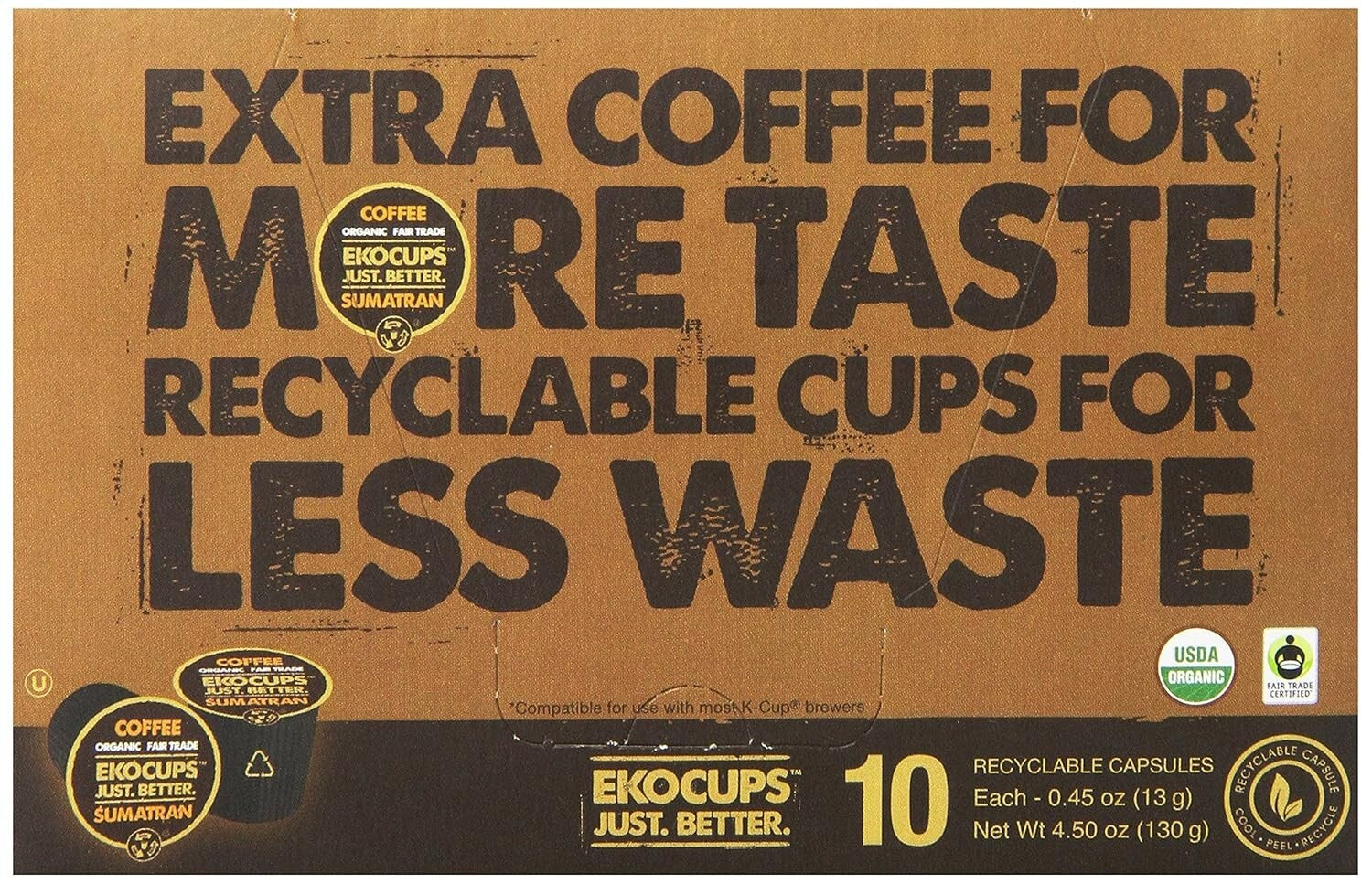 Bold Artisan Roasted Fair Trade Sumatran Coffee Pods - Guilt-Free Indulgence