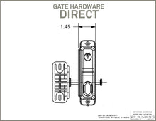 Load image into Gallery viewer, Heavy-Duty Zinc Diecast 2-Sided Gate Latch – Secure and Elegant Access Solution