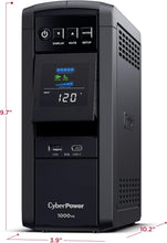 Load image into Gallery viewer, Professional 1000VA UPS with Automatic Voltage Regulation – Protect Your Devices