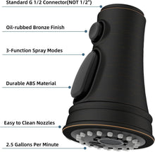 Load image into Gallery viewer, High-Pressure Universal Kitchen Faucet Spray Head – Easy Tool-Free Installation